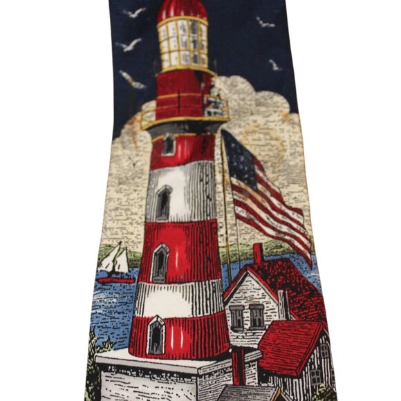 TIE SALE! Necktie Americana Series Lighting The Way EUC, Tango Max Raab - Picture 5 of 11